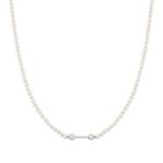 Seimia Necklace With Simulated Pearls