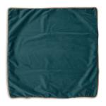 Velvet Teal Gold Piped Scatter Cushion Cover