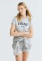 Fitted T-Shirt - Light Grey Marl Firenze