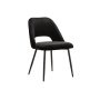 Vividitto - Tee Velvet Dining Chair - Black