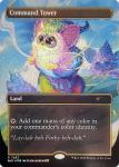 Command Tower 7067 Confetti Foil Secret Lair Drop Series - Damaged Foil