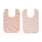 Bebejou Bib 2 Pcs-assorted Colours - Fabulous Wish Pink