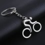 Creative Metal Bicycle Keychain - Durable Mountain Bike Model Key Ring Perfect Gift For Cyclists