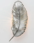 Feather Leaf Wall Light – Gold Silver
