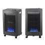Warmwave Blue Flame Folding Heater Black -fine Living
