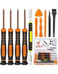 Repair Kit For Xbox ONE 360 X PS4 PS3 PS5 PH0 T6 T8 T10 Torx Security Screwdriver Crowbars Tweezers Cleaning Tool For Controller