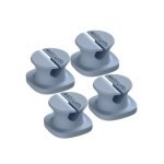 CO060 MINI Cable Organizer Clips 4 Piece Set For Cable Management-blue