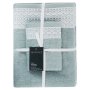 Inspired 3 Pack Embroidered Border Sage Towel Set