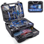 Urasisto 366 Piece Home Repair Tool Kit Auto Repair Tool Set General Home Toolbox Storage Case With Drawer General Household Too