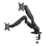 Volkano Full Motion Dual Monitor Desk Mount - Steel Series - 17 - 32