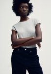 Fitted T-Shirt - Light Grey Marl