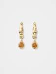 Signature Madeline Molten Drop Earrings - 0 Gold amber