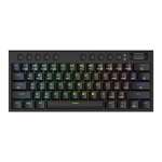 Redragon Horus MINI Pro 61KEY Wireless Bluetooth Red Switch Rgb Low Profile Gaming Mechanical Keyboard - Black