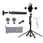 360 Rotation Auto Face Tracking Quadripod 1.8M Selfie Stick For Vlog/video