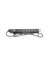 Acconet 1U 10-Way Rack Mount Power Distribution Unit With Overload Protection