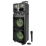 JVC XS-N819PBA 120W Party Speaker With Dual 15 Woofers And Bluetooth