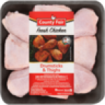 County Fair Fresh Chicken Drumsticks & Thighs Per Kg