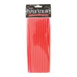 Paper Straws Red Pack Of 25