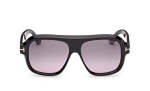 Rhonda Unisex Sunglasses In Black - Black