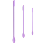 3 Pieces Double-ended Silicone Cosmetic Spatula Set MINI Makeup Scrapers