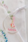 Acrylic Easter Tag - Pink Peter Rabbit Initial