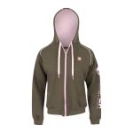 Sniper Africa Ladies Olive/pink Reactor Hoodie