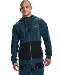 Men's Ua Rival Terry Scribble Full-zip - Blue Note XXL