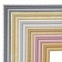 1 Roll 230X4.5X0.8CM 3D Texture Foam Diy Oil Painting Picture Frame Sticker Self-adhesive Wall Trim Line Skirting Border Home Improvement Wall Art Decor Multiple