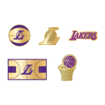 NBA La Lakers ELEVATED5 Pack Jibbitz