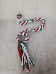 Sprogley 100% Cotton Rope With Ring On A Sling – In Christmas Colours