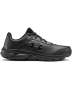 Grade School Ua Assert 8 Uniform Synthetic Running Shoes - Black / Black / Black / 3