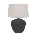 Santi Ceramic Table Lamp Black