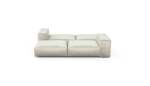 Double Lounger - Velvet - Creme - 241CM X 210CM