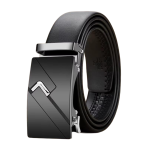 Business Leisure Men's Alloy Belts Male Luxury Designer Pu Leather