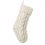 Knitted Christmas Stockings For Family - White Fireplace Hanging Socks