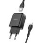 Hoco Fast Iphone Charger 12WATT With USB To Lightning Cable 1 Meter - N2