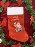 Merry Christmas Santa Boot 34CM