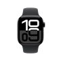 Apple Watch Series 10 Jet Black Aluminium Case With Black Sport Band 46MM Gps + Cellular