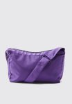 Nylon Cross Body Bag - Purple