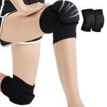 Order A Size Up 1PAIR Compression Knee Pads Non-slip Breathable Knee Support Braces Anticollision Sponge Soft Knee Pads For Voll