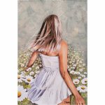 Tear Resistant Deco Print Daisies