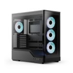 Aerocool P500A Mid-tower Atx Case 4X 120MM Argb Fans 4-PORT Argb Hub – New