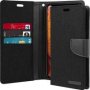 Flip Canvas Phone Cover With Card Slots For Apple Iphone X & XS Black