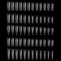 60 Pcs Extension False Nail Tips Acrylic Fake Finger UV Gel Polish Quick Building Mold Sculpted Full Cover Nail Tips Manicures Tool Set