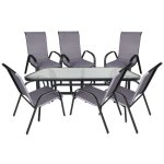 Seagull Leisure Seagull 7 Piece Steel Patio Set