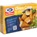 Oven Crisp Lightly Lemon Frozen Crumbed Fish Fillet Portions 400G