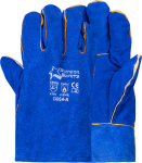 2.5" Blue Lined Welding Glove Ab Grade - Blue