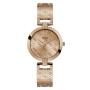 Guess G Luxe Ladies Dress Rose Gold/bronze Analog Watch W1228L3