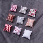 3PCS Random Doll House MINI Doll Cotton Pillow Sofa Pillow Play House Miniature Model Decoration Shooting Props Pocket Accessori