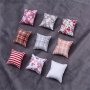 3PCS Random Doll House MINI Doll Cotton Pillow Sofa Pillow Play House Miniature Model Decoration Shooting Props Pocket Accessories Miniature Model